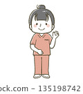 Acupuncture clinic illustration woman 135198742