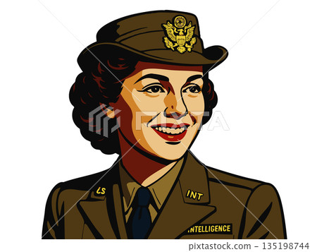 Female Military Intelligence Officer raster 135198744
