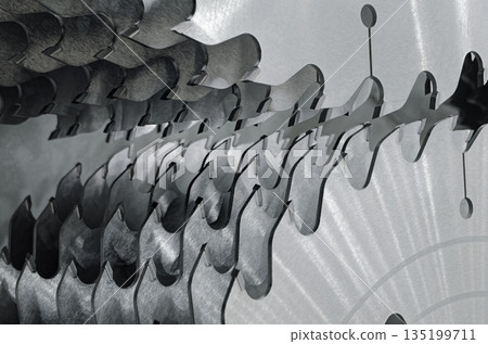 Set of wood cutting discs, rotary tools for industrial woodworking 135199711