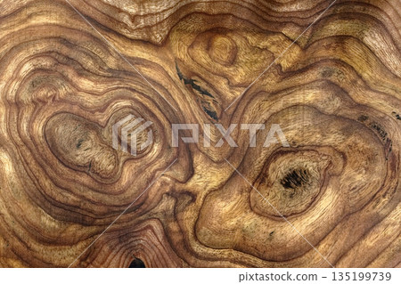 Surface pattern of a furniture panel made from expensive decorative wood Surface pattern of a furniture panel made from expensive decorative wood 135199739