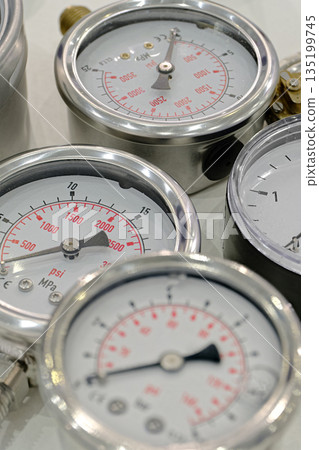 Several asssorted pressure gauges 135199745