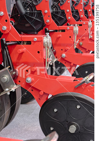Modern seeder, sowing machine Modern seeder, sowing machine 135199758