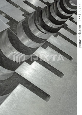 Internal structure of a centrifugal pump Internal structure of a centrifugal pump 135199778