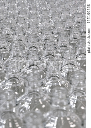 A lot of empty clean glass bottles A lot of empty clean glass bottles 135199868