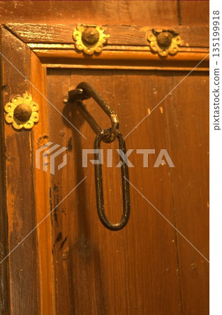 Antiques in the home rural village India 135199918