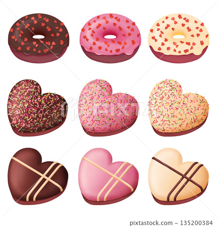 情人節甜甜圈 135200384