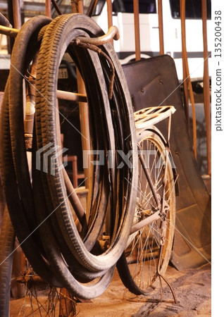 Antiques in Interior of old factory 135200438