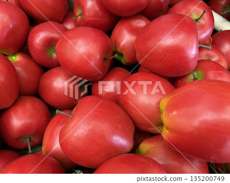 很多紅蘋果樣品 很多紅蘋果樣品 135200749