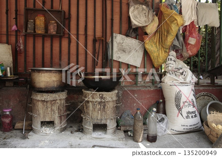 Antiques in the home rural village India Antiques in the home rural village India 135200949