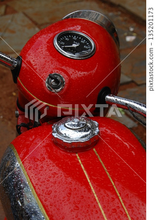 Motor Bike display in a showroom Hyderabad India Motor Bike display in a showroom Hyderabad India 135201173