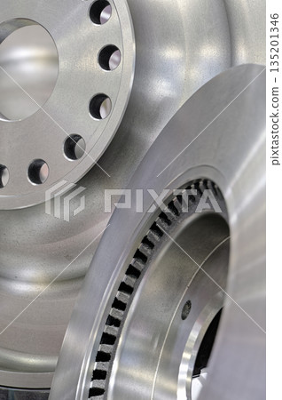 New shiny steel brake discs New shiny steel brake discs 135201346