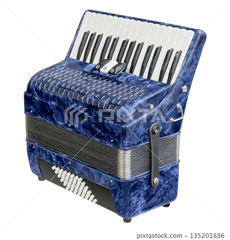 Generic piano accordion, or harmonica Generic piano accordion, or harmonica 135201886