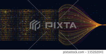 Network big data communcation on dark background. Technology data analyzing concept. Network big data communcation on dark background. Technology data analyzing concept. 135202041