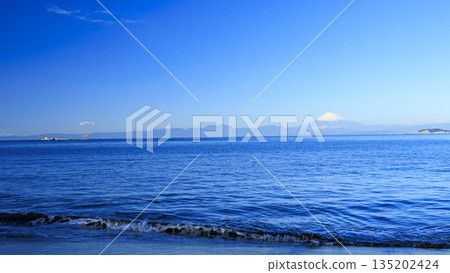 葉山町森戶海灘的冬天 葉山町森戶海灘的冬天 135202424