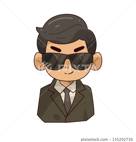 illustration of Security Guard  135202738