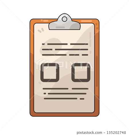 illustration of Clipboard Survey illustration of Clipboard Survey 135202748