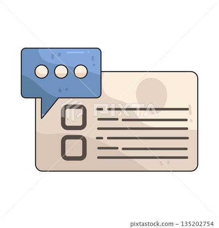 illustration of Comment Box 135202754