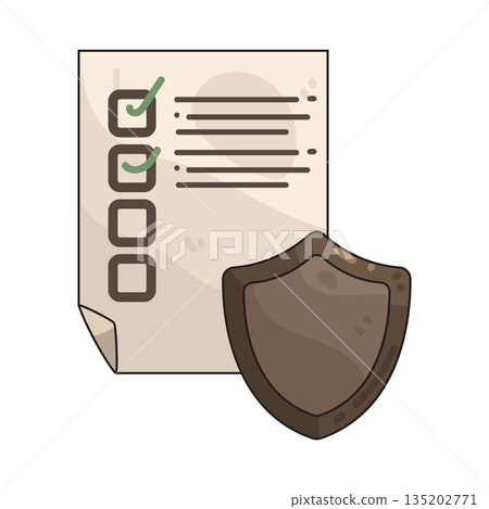 illustration of Protected Survey illustration of Protected Survey 135202771