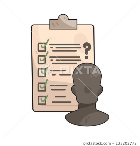 illustration of Anonymous Survey 135202772