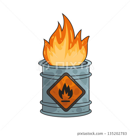 illustration of Flammable 135202783