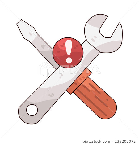 illustration of Maintenance Alert illustration of Maintenance Alert 135203072