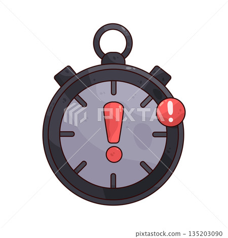 illustration of Deadline Alert illustration of Deadline Alert 135203090