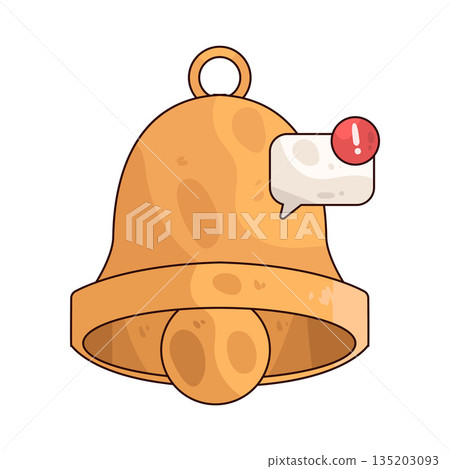 illustration of Notification Bell 135203093
