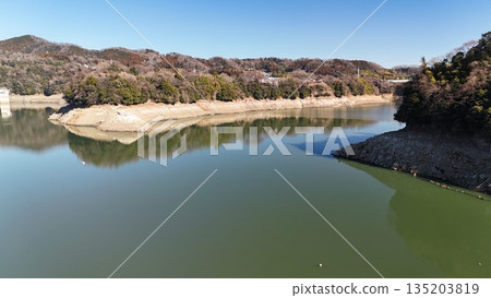 20260110 Lake Tsukui water storage rate 20% 135203819