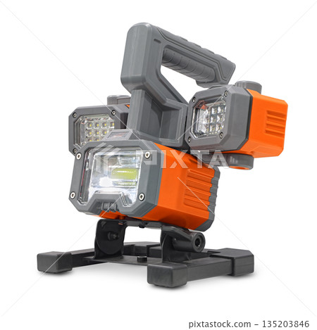 Powerful led flashlight, industrial lamp, construction floodlight Powerful led flashlight, industrial lamp, construction floodlight 135203846