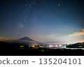 The Milky Way as seen from Lake Yamanaka Panorama Platform 135204101