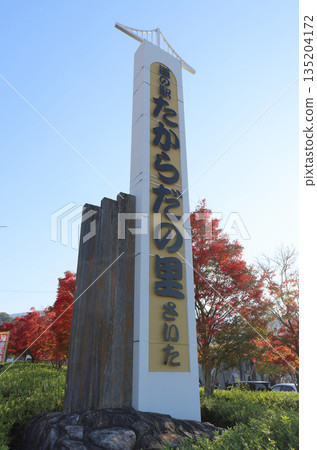 寶田之裡齋田路邊站,藍天秋葉。 寶田之裡齋田路邊站,藍天秋葉。 135204172