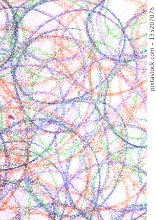 Messy crayon scribble background colour circles childrens writing Messy crayon scribble background colour circles childrens writing 135207076