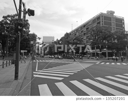 Landscape photos of roads and cityscapes in the port city of Yokohama and the Kannai area Landscape photos of roads and cityscapes in the port city of Yokohama and the Kannai area 135207201