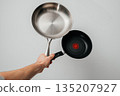 Comparing Stainless Steel and Nonstick Pans 135207927