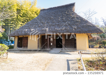 Traditional Japanese Houses in Tsuruga, Echizen (Hattori Ryokuchi Japanese Folk House Museum) Traditional Japanese Houses in Tsuruga, Echizen (Hattori Ryokuchi Japanese Folk House Museum) 135208971