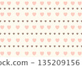 Cute pink and brown heart pattern - perfect seamless pattern for Valentine's Day, weddings, and gifts. 135209156