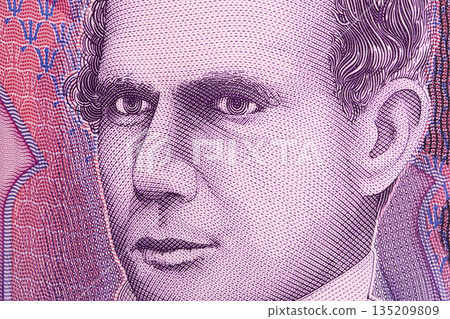 Samuel Jackman Prescod a closeup portrait from Barbadian money Samuel Jackman Prescod a closeup portrait from Barbadian money 135209809