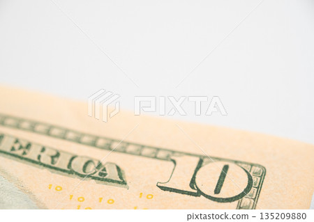 Image of a $10 bill Image of a $10 bill 135209880