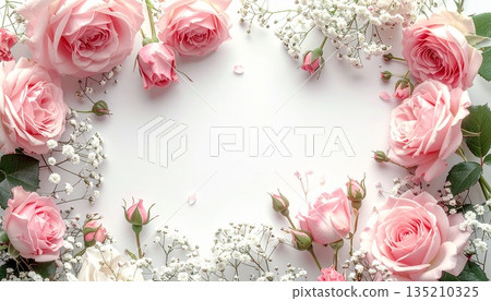 花卉背景紋理 135210325