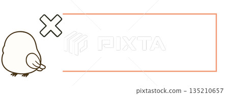 十字標記和波普鳥圖案邊框材料 135210657