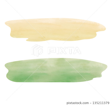 A set of watercolor grass and sand . Abstract illustration of a lawn and land on an isolated background. Botanical clipart for summer farm design and decoration. A set of watercolor grass and sand . Abstract illustration of a lawn and land on an isolated background. Botanical clipart for summer farm design and decoration. 135211379