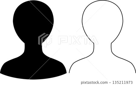 Little Gray black and white silhouette 135211973