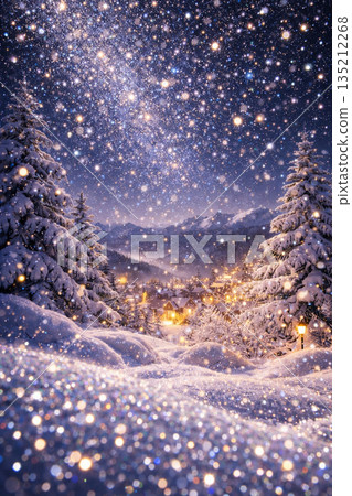 冬天的景色 135212268