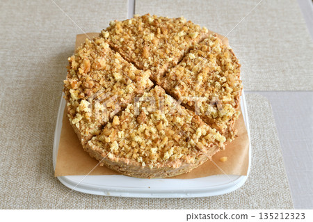 homemade peanut and condensed milk cake homemade peanut and condensed milk cake 135212323