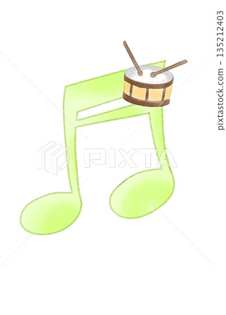 鼓聲伴奏的音符 鼓聲伴奏的音符 135212403