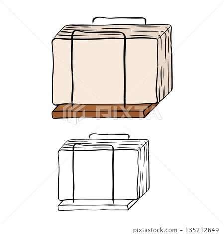 Napkin holder with folded paper napkins Isolated hand drawn illustration. Vector graphic line ink colored art. icon of dining table essentials for restaurant, kitchen, cafeteria or home table setting Napkin holder with folded paper napkins Isolated hand drawn illustration. Vector graphic line ink colored art. icon of dining table essentials for restaurant, kitchen, cafeteria or home table setting 135212649