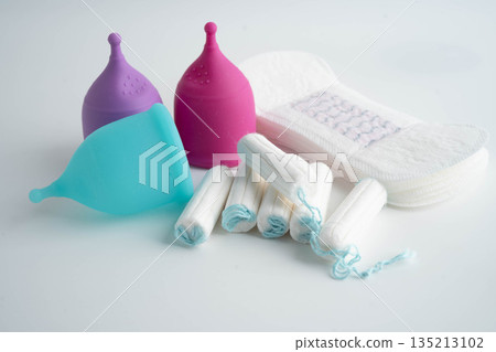 Sanitary hygiene set for women menstrual period cycle protection. Sanitary hygiene set for women menstrual period cycle protection. 135213102