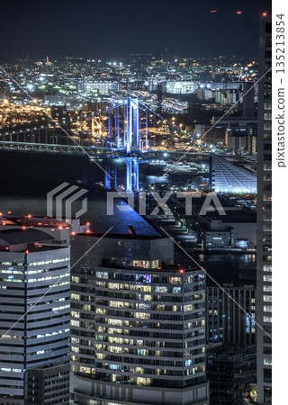 東京海灣城市夜景 135213854