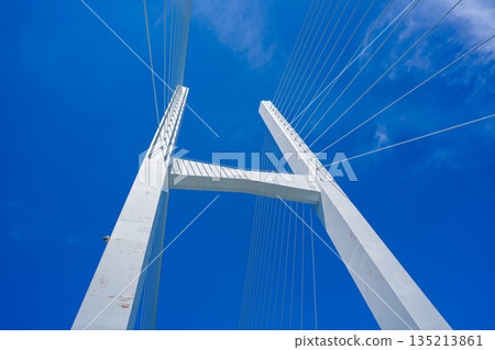 女神橋與藍天（長崎市） 135213861