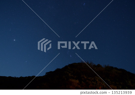 冬季獵戶座的景色，攝於伊豆半島 135213939